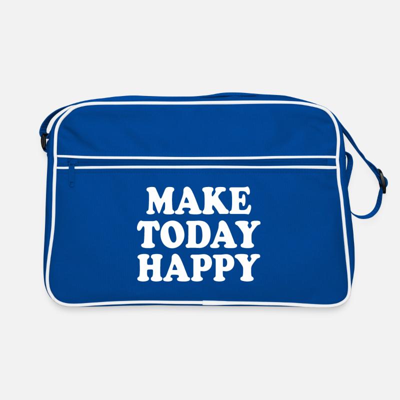 Make today happy Retro Tasche