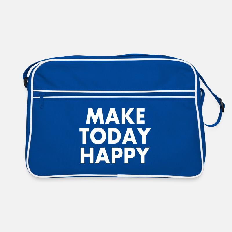 Make today happy Retro Tasche