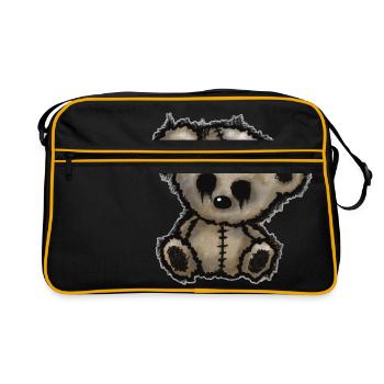 teddy - Retro Bag - black/gold - Front
