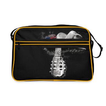 (kl_linedance38b) - Retro Tasche - Schwarz/Gold - Vorne