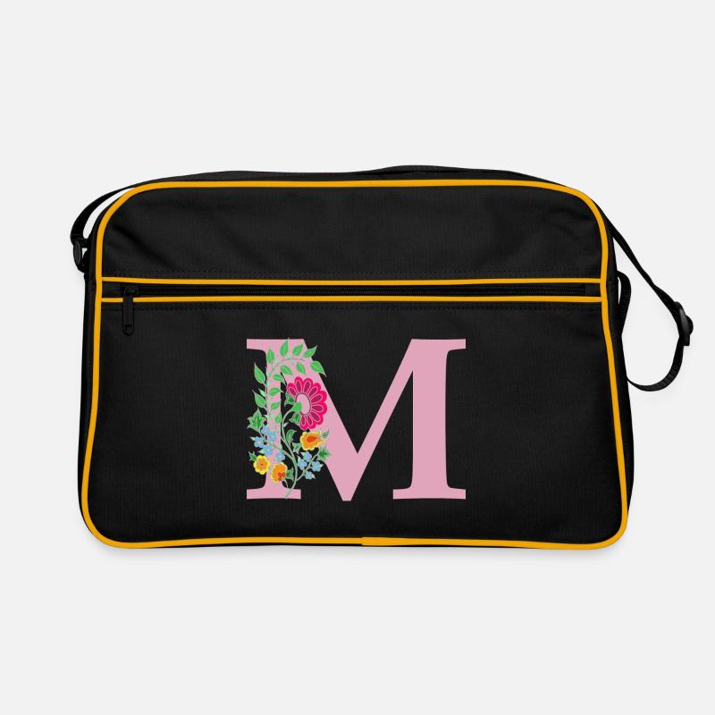fleur 12 rouge avec m Sac Retro