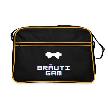 Bridegroom - Retro Bag - black/gold - Front