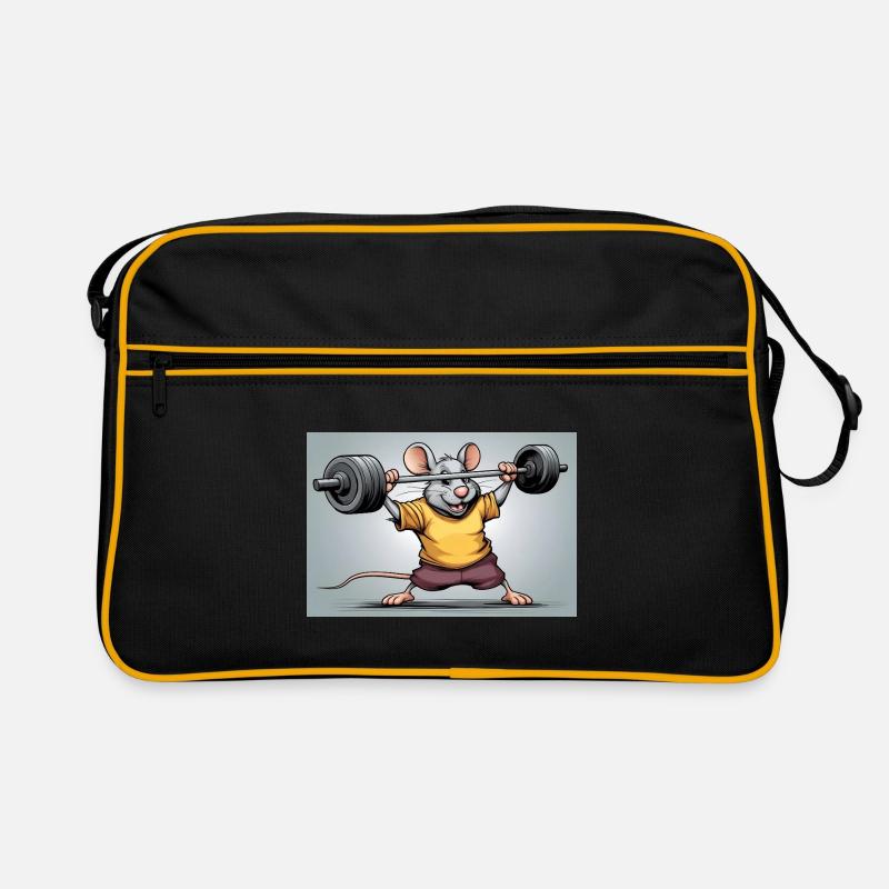 Power mouse during strength training Retro Bag
