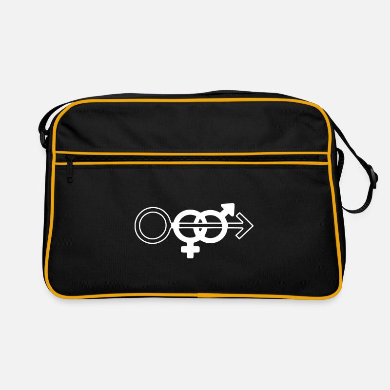 cuckold wife sharing symbol Retro Bag