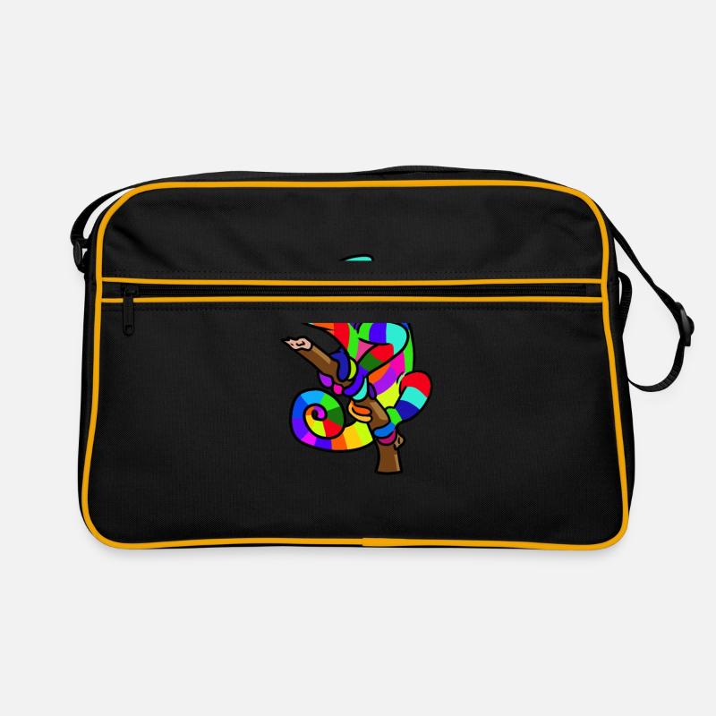 Caméléon reptile gecko Sac Retro