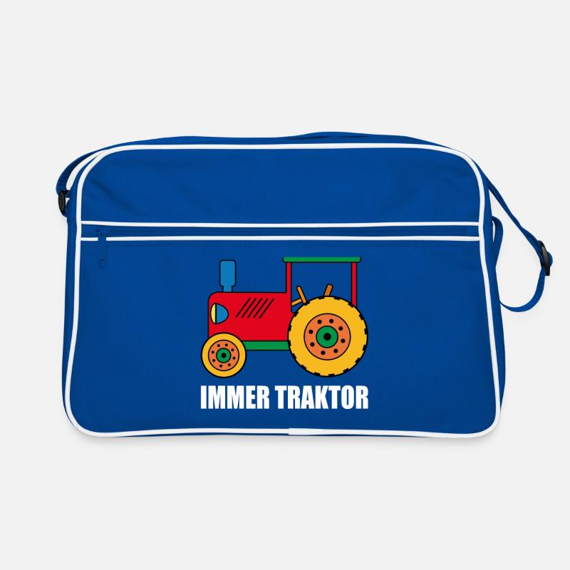 einmal Traktor immer Traktor Retro Tasche