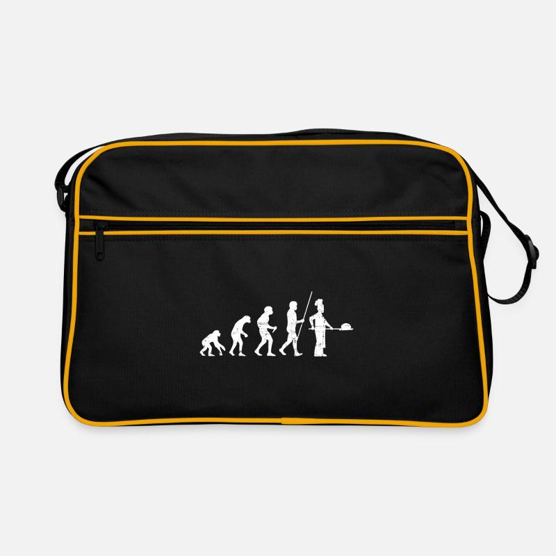Baker Evolution Profession Cuire Drôle Cadeau - Sac Retro - noir/or