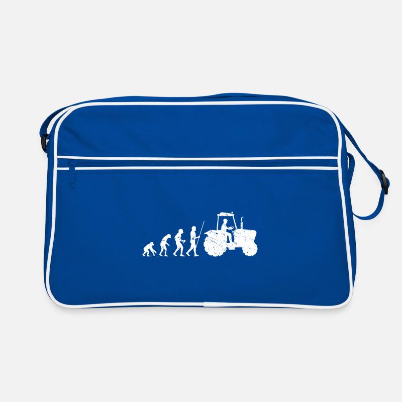 Tractor Evolution Farmer Farmer Farmer Gift Retro Bag