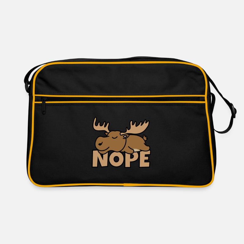 Nope Elch Retro Tasche