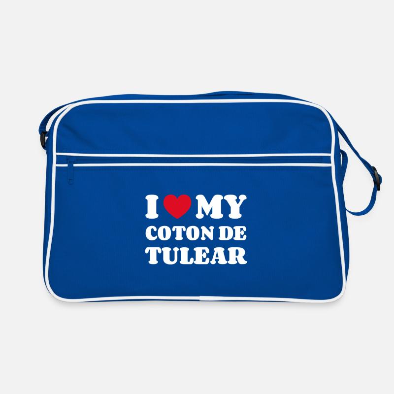 J'aime mon coton de tuléar Sac Retro