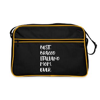 Bracco Italiano - Sac Retro - noir/or - Devant