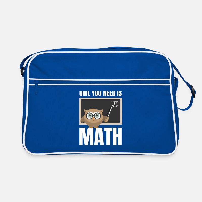 Math hibou enseignant enseignant professeur de mathématiques Sac Retro