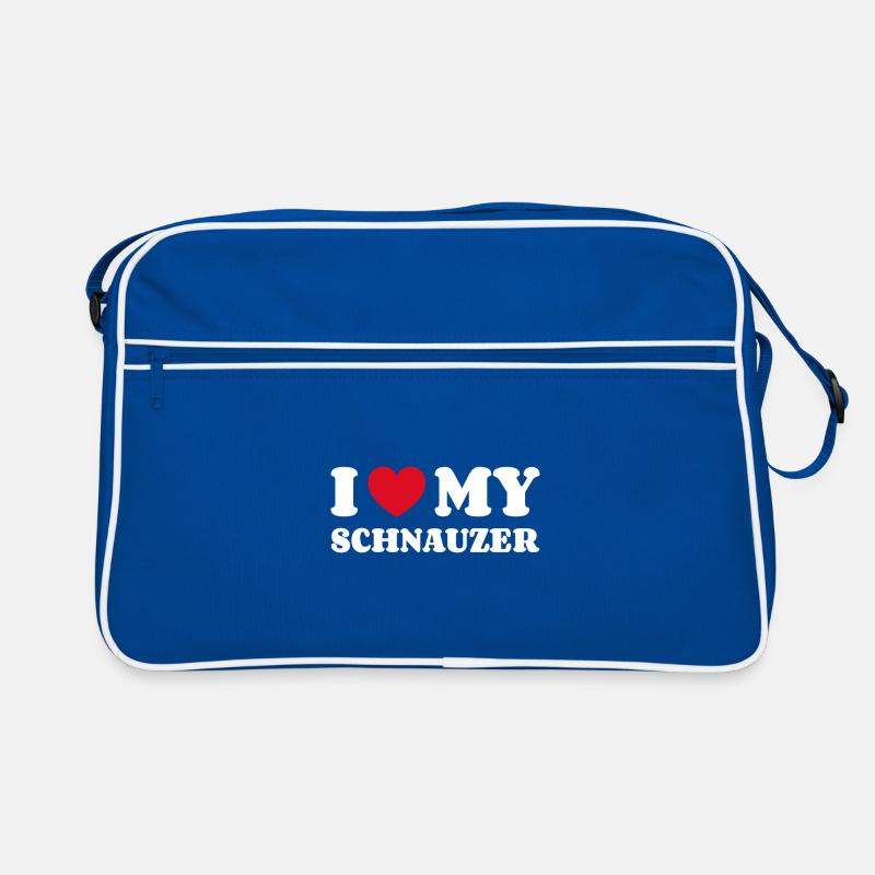 J'aime mon schnauzer Sac Retro