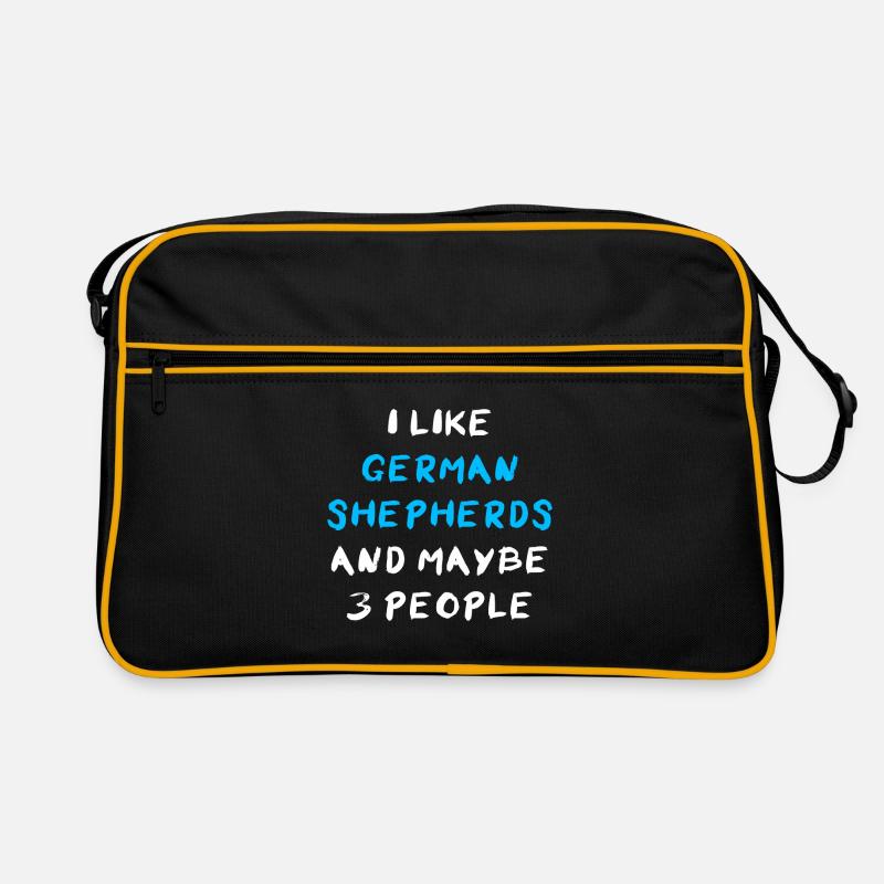 German Shepherd Retro Bag