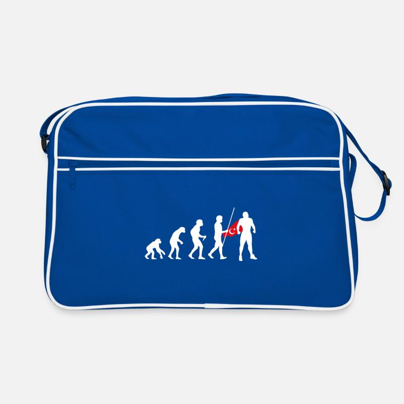 Turk Evolution Superhero Turkish Flag Cloak Retro Bag