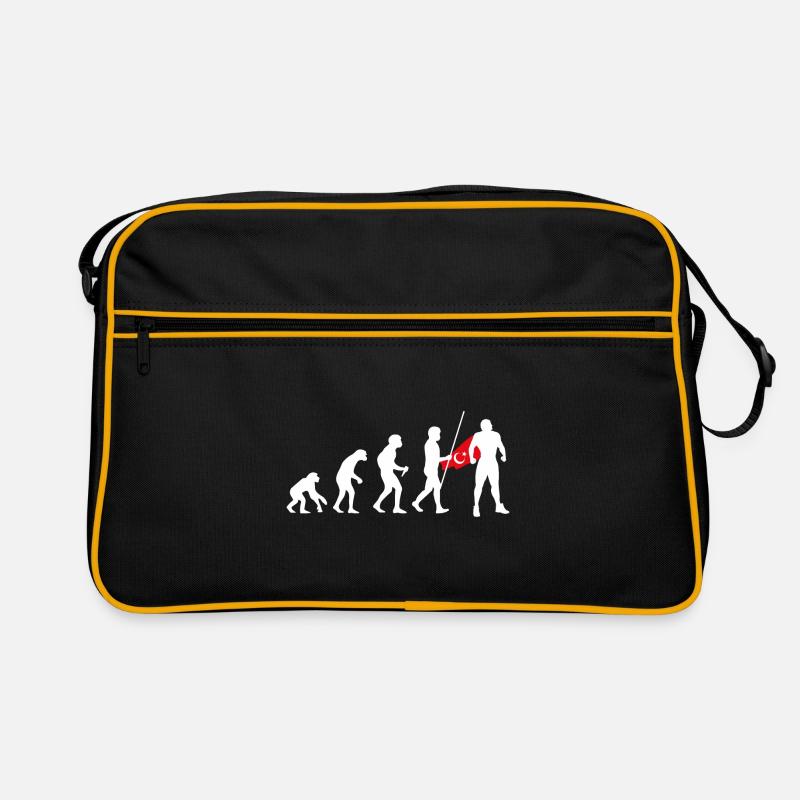 Turc Evolution Super-héros Drapeau turc Cape Sac Retro