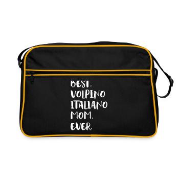 Volpino Italiano Maman - Sac Retro - noir/or - Devant