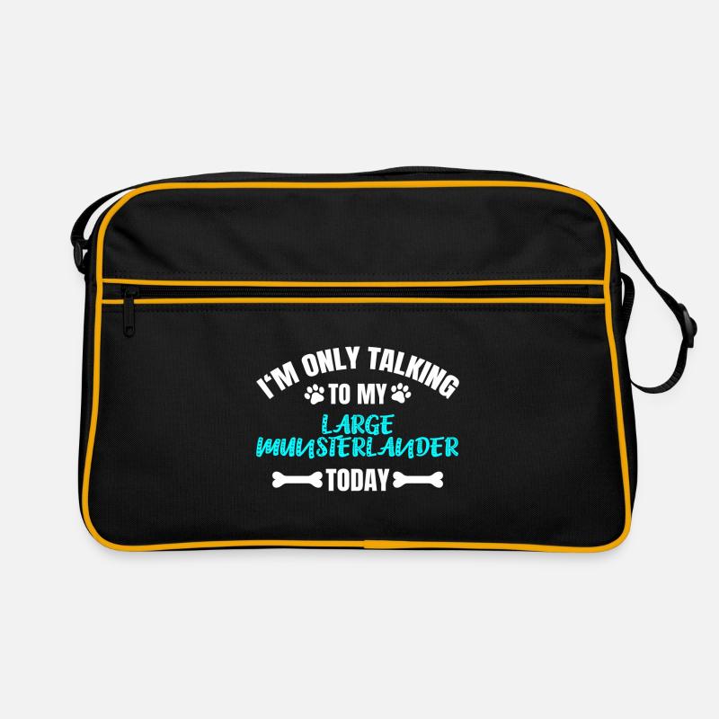 Large Munsterlander Retro Tasche