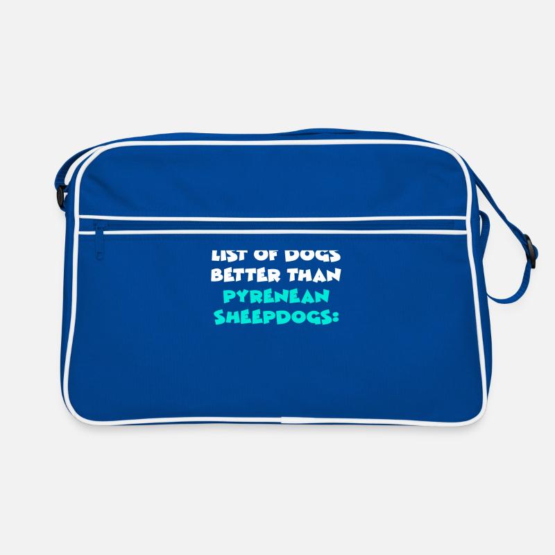 Pyrenean Sheepdogs Retro Tasche