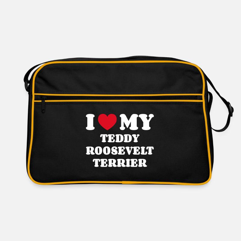 J’adore mon Teddy Roosevelt Terrier Sac Retro