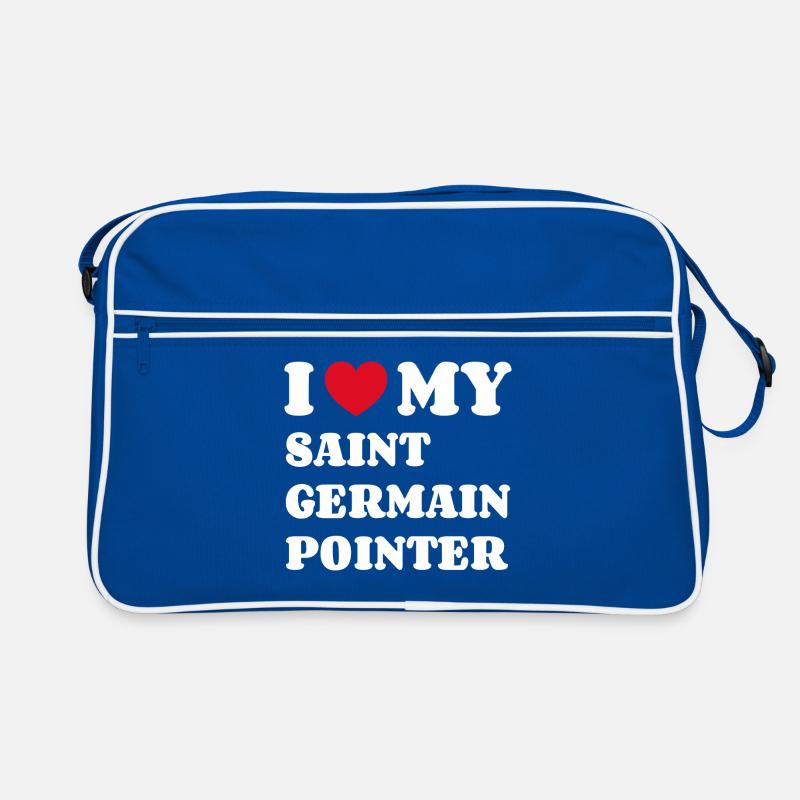 I Love My Saint Germain Pointer Retro Tasche