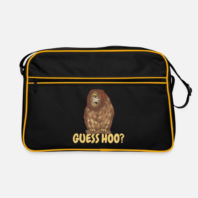 Hibou Devinez Hoo Sac Retro