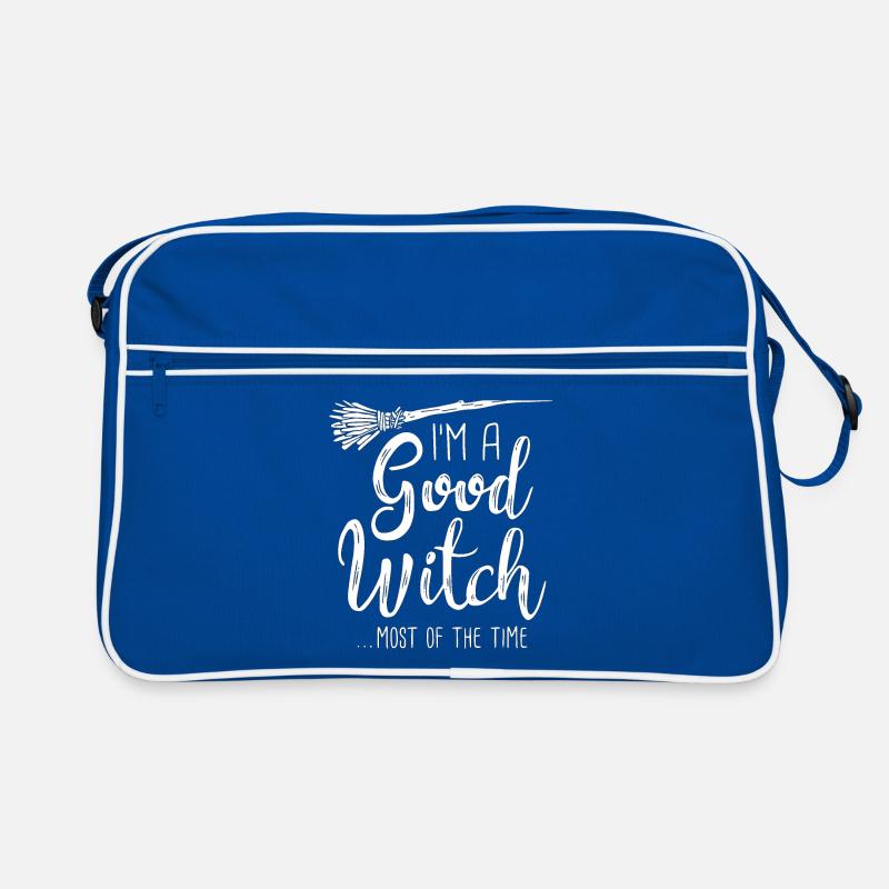 Witch - Good Witch - Mostly - Dark Retro Bag