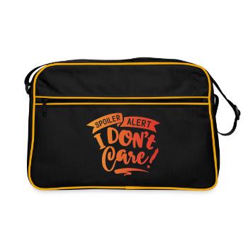 Antisocial - Spoiler Warning - c - Retro Bag - black/gold - Front