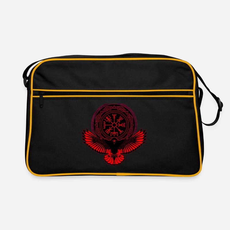 Aigle avec symbole Vegvisir Sac Retro