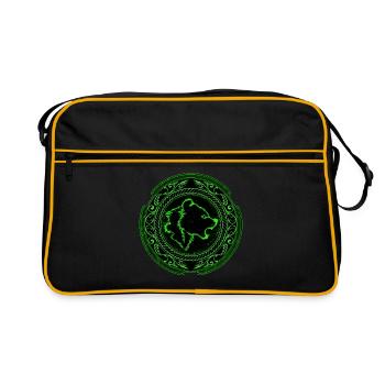 Valhalla Viking Bear Bear Symbol - Retro Bag - black/gold - Front