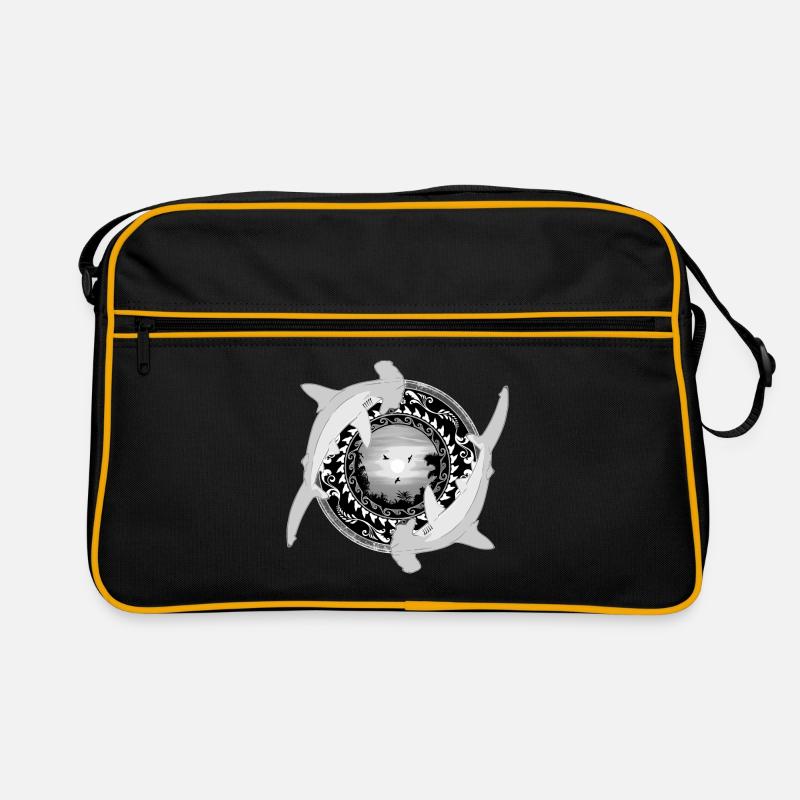 Hammerhai Hawaiianisch Retro Tasche