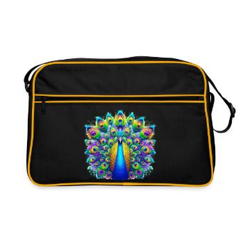 Paon - Sac Retro - noir/or - Devant