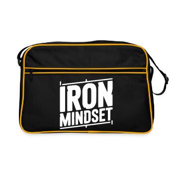 Iron Mindset - Retro Bag - black/gold - Front