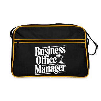 Responsable du bureau commercial - Sac Retro - noir/or - Devant