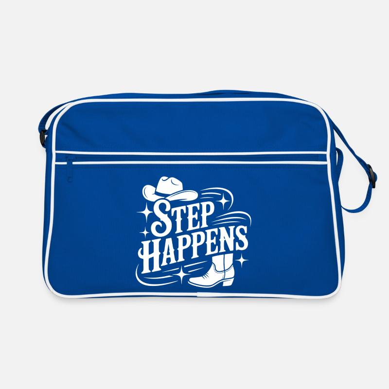 Step Happens Western Line Dance Retro Tasche