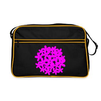 Biznaga - Retro Tasche - Schwarz/Gold - Vorne
