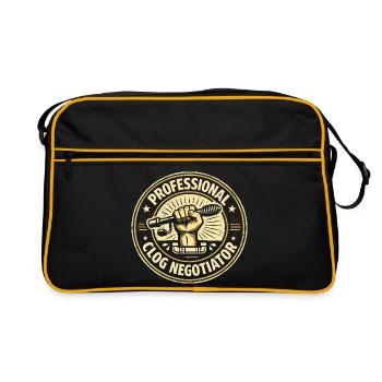 Constipation Professional | Pipe cleaning - Retro Bag - black/gold - Front