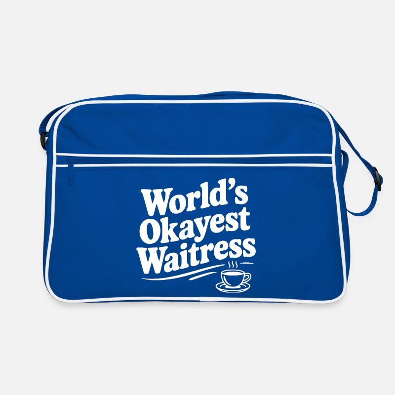 La serveuse la plus correcte du monde Sac Retro