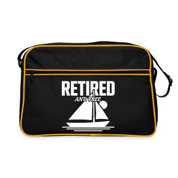 Libre à la retraite - Sac Retro - noir/or - Devant