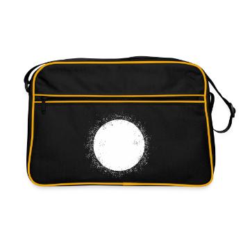Gotische Sonnengestaltung - Retro Tasche - Schwarz/Gold - Vorne