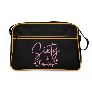 Sixty fabulous - Retro Bag - black/gold - Front