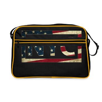 NYC (New York City) - Sac Retro - noir/or - Devant