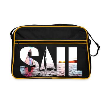 SAIL - Sac Retro - noir/or - Devant