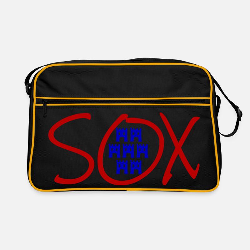 siebenbuerger sachse - Retro Tasche - Schwarz/Gold