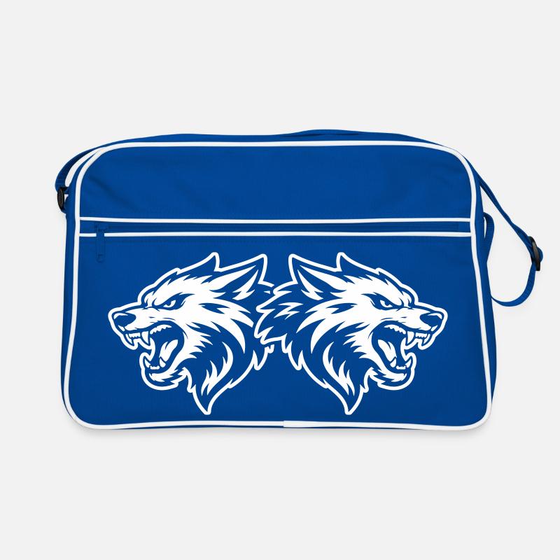 Wolf Kopf Team Retro Tasche