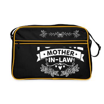 FUTURE MOTHER IN LAW - Retro Tasche - Schwarz/Gold - Vorne