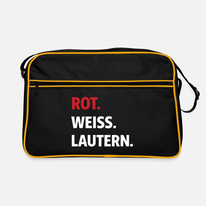 Rouge. Blanc. Lautern. – Maillot de supporter de Kaiserslautern Sac Retro