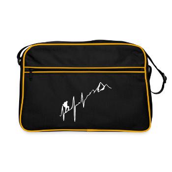 Heartbeat - Randonnée - Montagnes - Sac Retro - noir/or - Devant