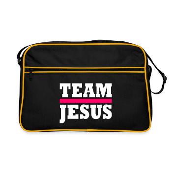 Team jesus - Sac Retro - noir/or - Devant