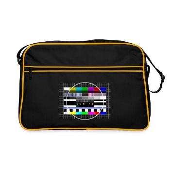 GDR test picture Retro Ostalgie 80s - Retro Bag - black/gold - Front